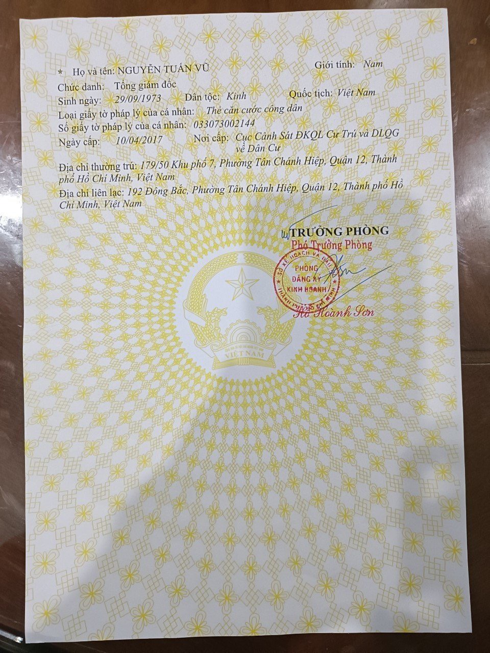 lĩnh vực hoạt động